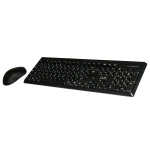 LINK KIT TASTIERA + MOUSE WIRELESS 2.4GHz TASTIERA LAYOUT ITALIANO MOUSE OTTICO 3 TASTI 1.000 DPI BATTERIE INCLUSE NELLA CONFEZIONE NERO