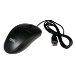 LINK MOUSE OTTICO USB 3 TASTI 1200 DPI NERO