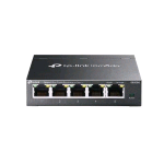 TP-LINK OMADA ES205G SWITCH GESTITO EASY MANAGED 5 PORTE GIGABIT ETHERNET (10/100/1000) IN METALLO DESKTOP NERO