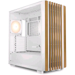 SHARKOON REBEL C70G RGB MID TOWER ATX PANNELLO FRONTALE IN LEGNO LATERALE IN VETRO TEMPERATO BIANCO