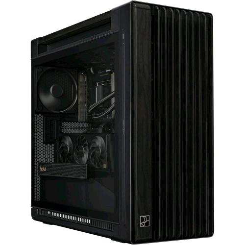 ASUS PROART PA602 WOOD TG PWM BLACK CASE GAMING E-ATX IN VETRO TEMPERATO SUPPORTO PER DISSIPATORE DA 420mm VENTOLE DA 140mm E 200mm RILEVATORE DI POLVERE IR PRESA D’ARIA LATERALE NERO