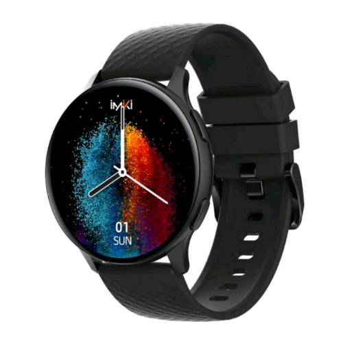 IMIKI HOLO PRO KW66 SMARTWATCH UNISEX DISPLAY AMOLED 1,43" CONNETTIVITA' BLUETOOTH, CINTURINO MAGNETICO, MISURA OSSIGENO NEL SANGUE E FREQUENZA CARDIACA, ANDROID E IOS NERO