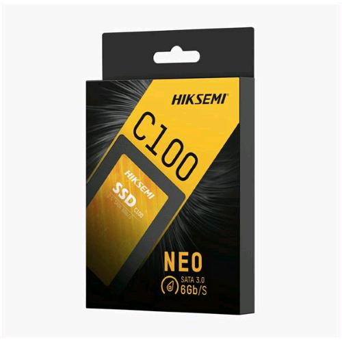 HIKVISION HIKSEMI C100 NEO SSD 120GB SATA III 2.5" INTERNO 3D NAND - Lettura: 460 MB/s Scrittura: 360 MB/s