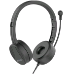 NILOX NXAUSB01 CUFFIE CON MICROFONO CABLATE USB CHIAMATE/MUSICA NERO