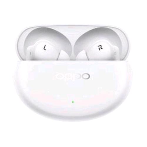 OPPO ENCO AIR 4 PRO AURICOLARI TRUE WIRELESS BLUETOOTH 5.4 DRIVER IN TITANIO DA 12.4mm CANCELLAZIONE DEL RUMORE AI CONTROLLI TOUCH MOONLIGHT WHITE