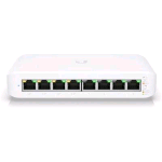 UBIQUITI UNIFI USW-LITE-8-POE-EU SWITCH GESTITO L2 - 8 PORTE GIGABIT ETHERNET (10/100/1000) PoE - 8-POE Gen2 52W - 4P Gbe 802.3at POE+ - 4P GbE RJ45 DESKTOP BIANCO
