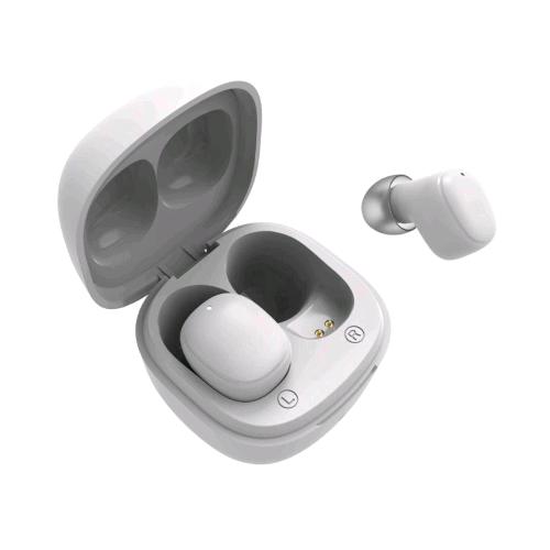 VULTECH EP-20 CUBE AURICOLARI TWS BLUETOOTH 5.3 IPX5 CON CUSTODIA DI RICARICA BIANCO