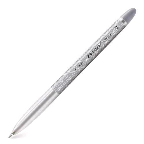 FABER CASTELL K-ONE PENNA A SFERA PUNTA AD AGO TRATTO 0.7 mm INCHIOSTRO NERO CONF 10 Pz.
