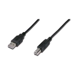 DIGITUS CAVO STAMPANTE USB 2.0 DA USB-A A USB-B MASCHIO-MASCHIO 1.8 MT NERO