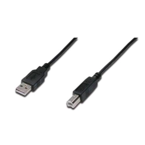DIGITUS CAVO STAMPANTE USB 2.0 DA USB-A A USB-B MASCHIO-MASCHIO 1.8 MT NERO