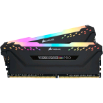 CORSAIR VENGEANCE RGB PRO XMP 64GB KIT 2 x 32GB DDR4 3.600MHz CL 16 DIMM NERO
