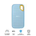 SANDISK EXTREME SSD ESTERNO 4 TB PORTATILE USB-C 3.2 GEN 2 AZZURRO