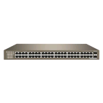 TENDA TEG1050F SWITCH NON GESTITO 48 PORTE GIGABIT ETHERNET (10/100/1000) + 2 PORTE 1000M SFP MONTABILE SU RACK