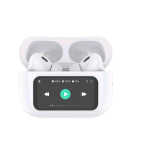 CELLY SOUNDLED AURICOLARI TWS IN-EAR BLUETOOTH 5.4 CANCELLAZIONE DEL RUMORE ANC & ENC CON DISPLAY LED BIANCO