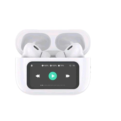 CELLY SOUNDLED AURICOLARI TWS IN-EAR BLUETOOTH 5.4 CANCELLAZIONE DEL RUMORE ANC & ENC CON DISPLAY LED BIANCO