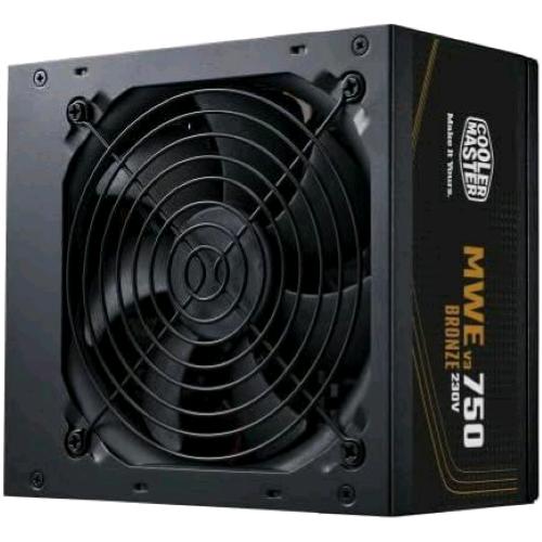 COOLER MASTER MWE BRONZE 750 V3 ALIMENTATORE 750 W ATX 80 PLUS BRONZE FAN 120mm NERO