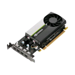 NVIDIA QUADRO T1000 8 GB GDDR6 PCIe 3.0 x16 4 x MINI DISPLAYPORT LOW PROFILE CONF BULK