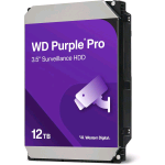WESTERN DIGITAL PURPLE PRO HDD 12TB SATA III 3.5" BUFFER 512MB 7.200 rpm PER VIDEOSORVEGLIANZA CON TECNOLOGIA ALLFRAME