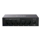 TENDA TEG1005M SWITCH NON GESTITO L2 - 5 PORTE Gigabit Ethernet (10/100/1000) SUPPORTA AUTOPOLARITA' SU OGNI PORTA NERO