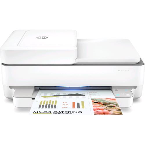 HP ENVY 6420e STAMPANTE MULTIFUNZIONE INK JET A COLORI A4 WI-FI DUPLEX SCANNER PIANO E ADF FAX USB BIANCO