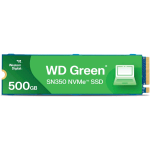 WESTERN DIGITAL GREEN SN350 SSD 500GB M.2 2280 NVMe PCI Express 3.0 TLC - LETTURA 2400 MB/s - SCRITTURA 1500 MB/s