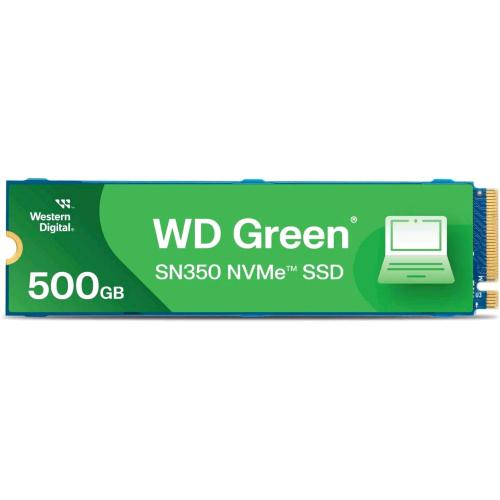 WESTERN DIGITAL GREEN SN350 SSD 500GB M.2 2280 NVMe PCI Express 3.0 TLC - LETTURA 2400 MB/s - SCRITTURA 1500 MB/s