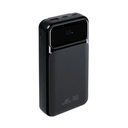 RIVACASE VA2221 POWER BANK 20.000mAh 22.5 W USB-A USB-C DISPLAY 3 CAVI PER LA RICARICA INCLUSI