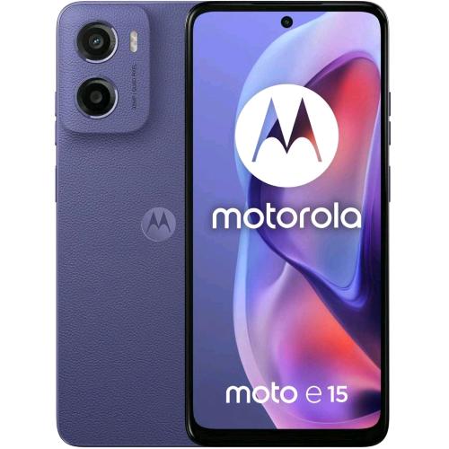 MOTOROLA MOTO E15 DUAL SIM 6.67" OCTA CORE 64GB RAM 2GB 4G LTE ITALIA FRESH LAVENDER