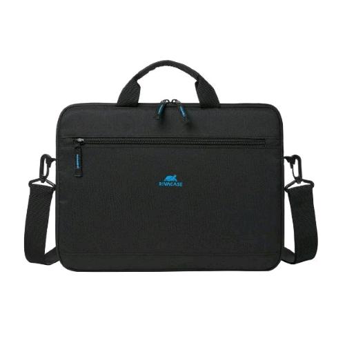 RIVACASE ECO BORSA PER NOTEBOOK DA 14" IN RPTE TASCA FRONTALE CON TRACOLLA NERO