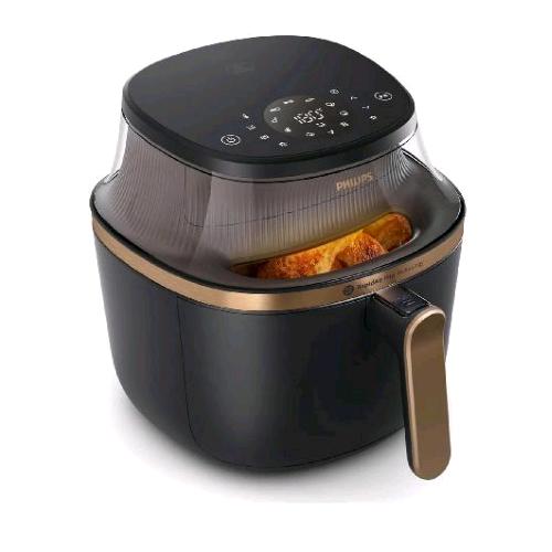 PHILIPS FRIGGITRICE AD ARIA 6.2 LT 1700W 16 PROGRAMMI CON FINESTRA CONTROLLO TOUCH NERO