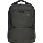 TUCANO LUNAR ZAINO PER NOTEBOOK DA 15.6" E MACBOOK DA 16" IN NYLON 2 TASCHE FRONTALI E TASCA DI SICUREZA SUL RETO NERO