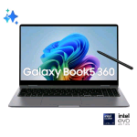 SAMSUNG GALAXY BOOK5 360 NP754QHA-KA1IT 15.6" AMOLED INTEL CORE ULTRA 7 256 V RAM 16GB-SSD 512GB NVMe-INTEL ARC GRAPHICS 8GB-WI-FI 7-WIN 11 PROF 