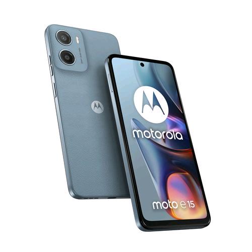 MOTOROLA MOTO E15 DUAL SIM 6.67" OCTA CORE 64GB RAM 2GB 4G LTE TIM MISTY BLUE