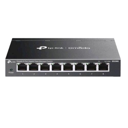 TP-LINK ES206GP OMADA SWITCH GESTITO 6 PORTE GIGABIT - 4 PORTE PoE+ 65 W