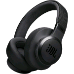 JBL LIVE 770NC CUFFIE CON MICROFONO OVER-EAR BLUETOOTH WIRELESS CON CANCELLAZIONE ADATTIVA DEL RUMORE SMARTAMBIENT PERSONI-FI 2.0 JBL SURROUND CONNESSIONE MULTIPOINT FINO A 65 ORE DI AUTONOMIA NERO