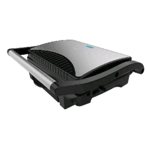 CECOTEC ROCK'N GRILL DARK GRIGLIA ELETTRICA 1000 W RIVESTIMENTO IN PIETRA 25.4X17.5 CM PIASTRA SUPERIORE GALLEGGIANTE CON VASSOIO RACCOGLITORE NERO