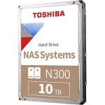TOSHIBA N300 NAS SYSTEMS HDD INTERNO 10TB SATA III 6Gb/s 3.5" BUFFER 512MB 7.200rpm