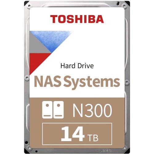 TOSHIBA N300 NAS SYSTEMS HDD INTERNO 14TB SATA III 6Gb/s 3.5" BUFFER 512MB 7.200rpm
