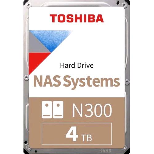 TOSHIBA N300 NAS SYSTEMS HDD INTERNO 4TB SATA III 6Gb/s 3.5" BUFFER 512MB 7.200rpm