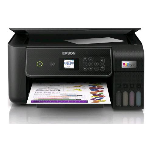 EPSON EcoTank ET-2870 STAMPANTE MULTIFUNZIONE INK JET A COLORI A4 WI-FI SCANNER PIANO USB 35ppm NERO