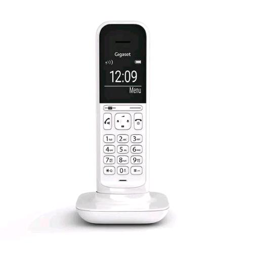 GIGASET CL390 CORDLESS DECT RUBRICA 150 CONTATTI FINO A 4 PORTATILI COLLEGABILI BIANCO