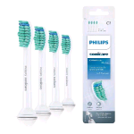 PHILIPS SONICARE PRORESULTS STANDARD TESTINE DI RICAMBIO PER SPAZZOLINO SONICO BIANCO CONF 4 Pz.