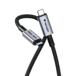 VERBATIM SYNC CHARGE CAVO USB-C MASCHIO/MASCHIO PD 240 W 40 Gbit/s 1.2 MT NERO ARGENTO