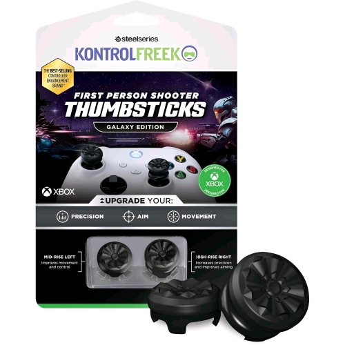 STEELSERIES KONTROLFREEK FPS FREEK GALAXY PER CONTROLLER XBOX ONE E XBOX SERIES X - 2 LEVETTE AD ALTE PRESTAZIONI BLACK