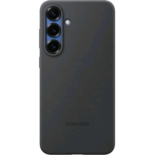 SAMSUNG GALAXY S25+ SILICONE CASE COVER MORBIDA IN SILICONE BLACK