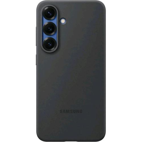 SAMSUNG GALAXY S25 SILICONE CASE COVER MORBIDA IN SILICONE BLACK