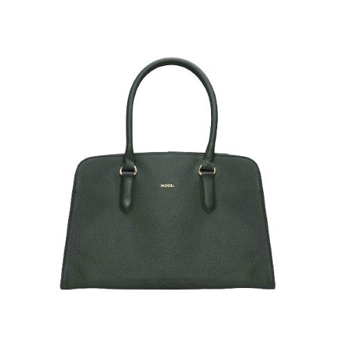 DBRAMANTE 1928 LOS ANGELES BORSA DA DONNA IN PELLE 42X48X13 CM 6 SCOMPARTI CON TRACOLLA VERDE