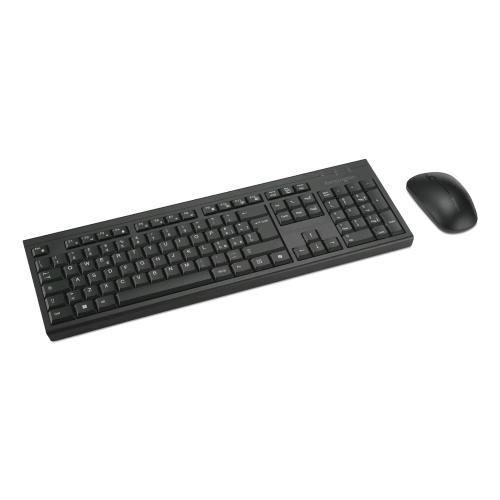 KENSINGTON KM270 EQ KIT MOUSE E TASTIERA FULL SIZE RICARICABILE SENZA FILI 2.4 GHz + BLUETOOTH QWERTY ITALIANA