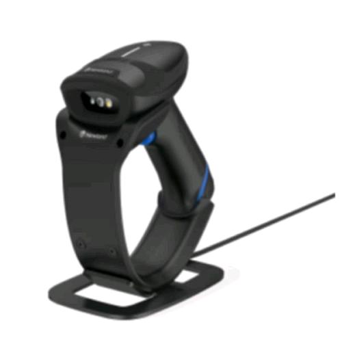 NEWLAND HR33 MARLIN LETTORE DI CODICI A BARRE PORTATILE 1D/2D CMOS WIRELESS BLUETOOTH KIT CON SUPPORTO E CAVO