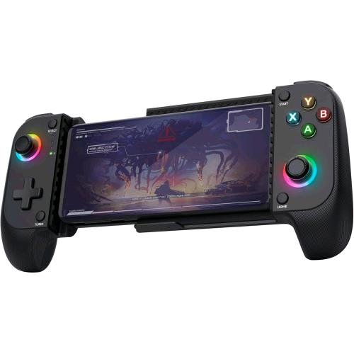 TRUST GXT 735 MYLOX CONTROLLER PER TELEFONO BLUETOOTH GAMEPAD RGB LED DOPPIA VIBRAZIONE 12h DI AUTONOMIA NERO